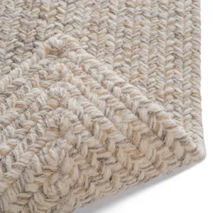 Stockton Light Brown Concentric Rectangle Rug - 8\' x 11\'