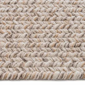 Stockton Light Brown Concentric Rectangle Rug - 8\' x 11\'
