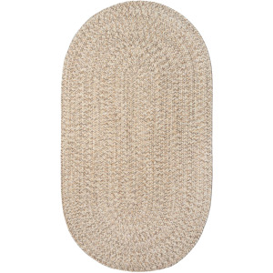 Stockton Light Brown Oval Rug