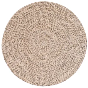 Stockton Medium Brown Round Rug - 3\' x 3\'