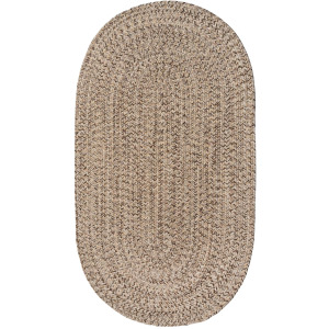 Stockton Medium Brown Oval Rug