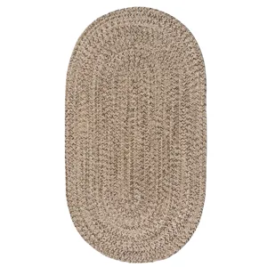 Stockton Medium Brown Oval Rug - 2\'3\" x 9\'3\"