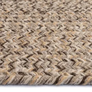 Stockton Medium Brown Oval Rug - 2\'3\" x 9\'3\"
