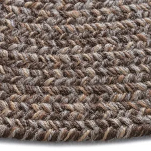 Stockton Dark Brown Round Rug - 5\'6\" x 5\'6\"