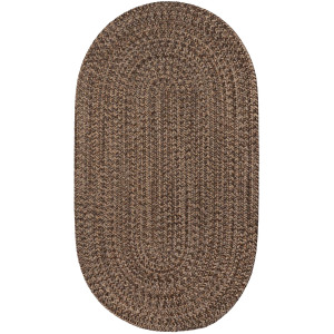 Stockton Dark Brown Oval Rug