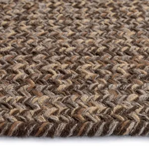 Stockton Dark Brown Oval Rug - 8\' x 11\'