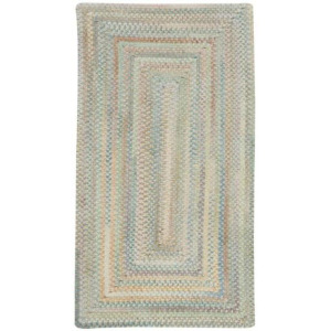 Synergy Blue Opal Concentric Rectangle Rug