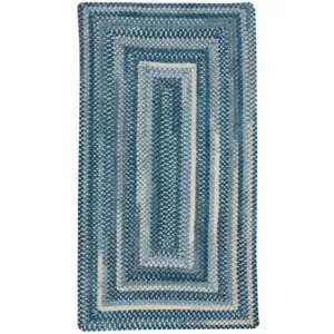 Synergy Chambray Concentric Rectangle Rug