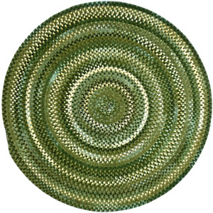 Cottonstone Balsam Green Round Rug