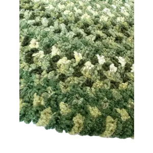 Cottonstone Balsam Green Oval Rug - 2\'3\" x 4\'3\"