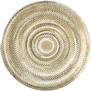 Cottonstone Feather Tan Round Rug