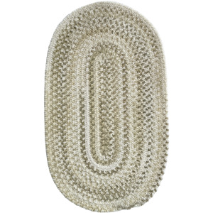 Cottonstone Feather Tan Oval Rug
