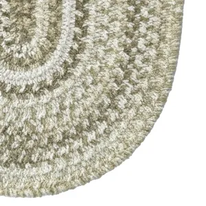 Cottonstone Feather Tan Oval Rug - 5\' x 8\'