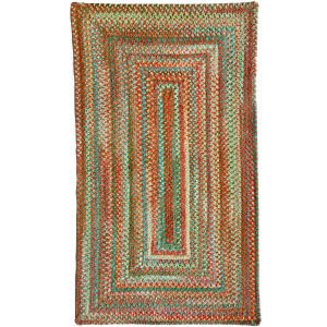 Cottonstone Cactus Garden Concentric Rectangle Rug