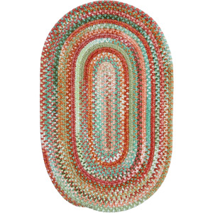 Cottonstone Cactus Garden Oval Rug