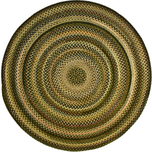 Uwharrie Ridge Forest Path Round Rug