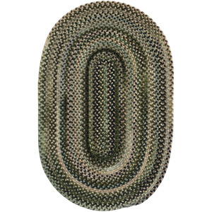 Uwharrie Ridge Forest Path Oval Rug