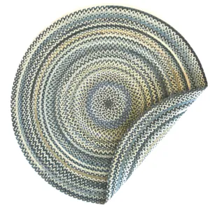 Uwharrie Ridge River Rock Round Rug - 1\'3\" x 1\'3\"