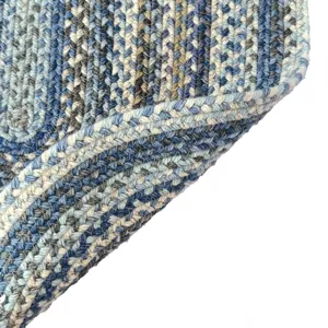 Uwharrie Ridge River Rock Oval Rug - 8\" x 2\'4\"