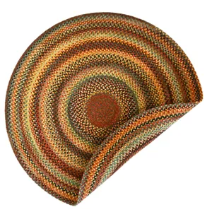 Uwharrie Ridge Autumn Round Rug - 1\'3\" x 1\'3\"