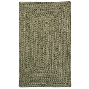 Dockside Palm Leaf Concentric Rectangle Rug - 9\'6\" x 9\'6\"