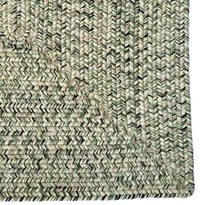 Dockside Palm Leaf Concentric Rectangle Rug - 9\'6\" x 9\'6\"