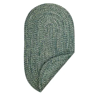 Dockside Teal Oval Rug - 8\' x 11\'