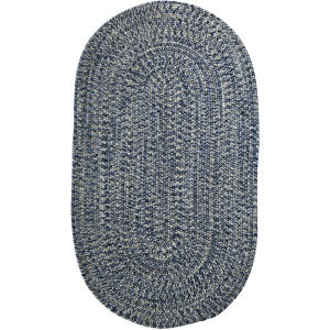 Dockside Cobalt Sea Oval Rug