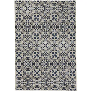 Finesse Tile Navy Rectangle