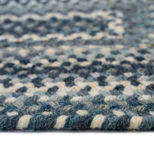 Bonneville Denim Concentric Rectangle Rug - 7\' x 9\'