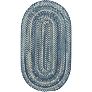 Bonneville Denim Oval Rug - 1'8
