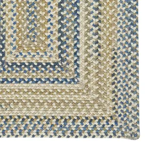 Bonneville Sandy Beach Concentric Rectangle Rug - 2\'3\" x 9\'3\"