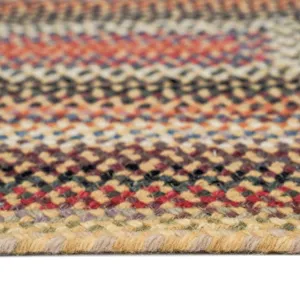Americana Lt. Gold Concentric Rectangle Rug - 1\'8\" x 2\'6\"