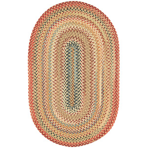 Americana Lt. Gold Oval Rug - 1'8