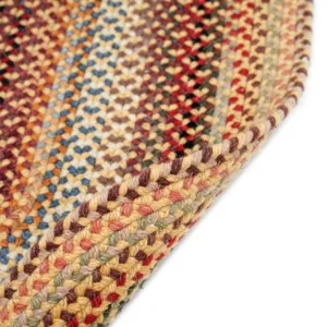 Americana Lt. Gold Oval Rug - 7\' x 9\'