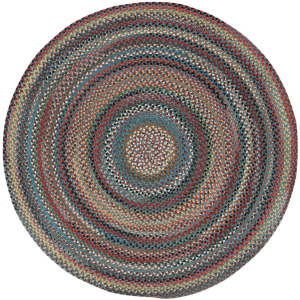 Americana Colony Blue Round Rug