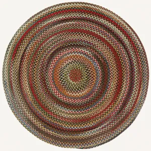 Americana Mocha Round Rug - 5\'6\" x 5\'6\"