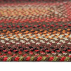 Americana Mocha Concentric Rectangle Rug - 7\' x 9\'
