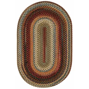 Americana Mocha Oval Rug - 2\' x 3\'