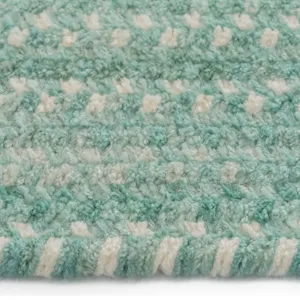 Bambini Aquamarine Concentric Rectangle Rug - 9\'6\" x 9\'6\"