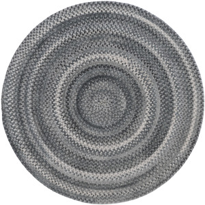 Bambini Cool Gray Round Rug - 1'3