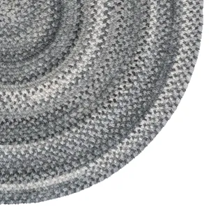 Bambini Cool Gray Round Rug - 8\'6\" x 8\'6\"