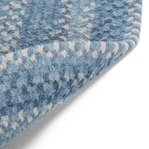 Bambini Cloud Blue Oval Rug - 4\' x 6\'