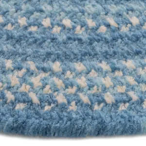 Bambini Cloud Blue Oval Rug - 4\' x 6\'
