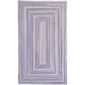 Bambini Periwinkle Concentric Rectangle Rug