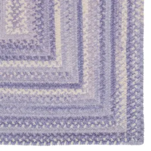Bambini Periwinkle Concentric Rectangle Rug - 3\' x 3\'