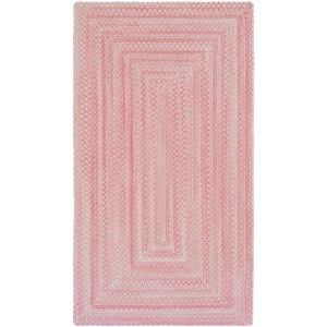 Bambini Pretty In Pink Concentric Rectangle Rug