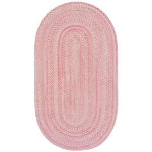 Bambini Pretty In Pink Oval Rug - 9\'2\" x 13\'2\"