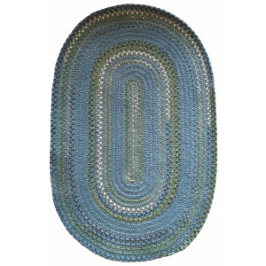 Bailey Delphinium Blue Oval Rug - 1'8