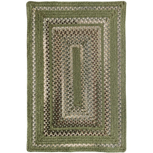 Bradford Foliage Concentric Rectangle Rug - 3' x 5'
